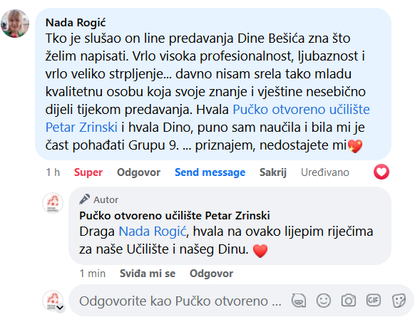 Dino - fb objava